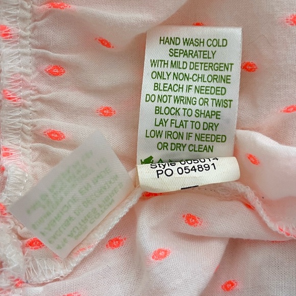 Lilly Pulitzer Kipper Cover-Up Tunic Dress S/M Tangelo Neon Clip Resort … - Picture 9 of 9